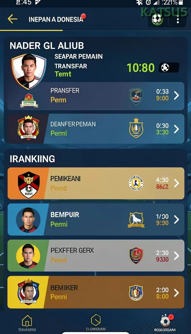 Galeri pratinjau visual katsu5 build APK resmi terbaru